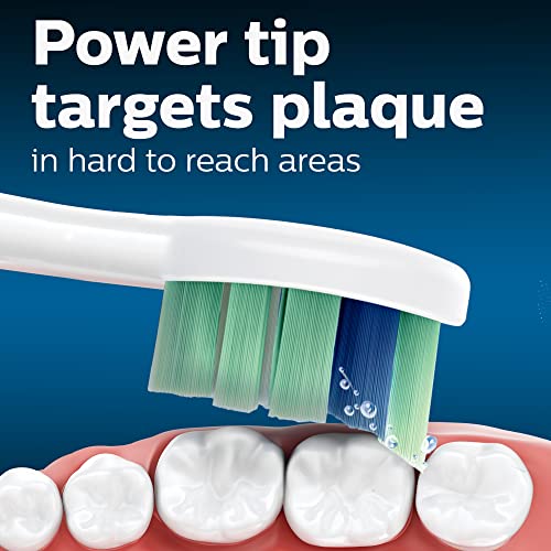 Philips Sonicare 4100 Electric Rechargeable Power Toothbrush, Pink, with Genuine Philips Sonicare Optimal Plaque Control Replacement Toothbrush Heads, White, 3 Pack