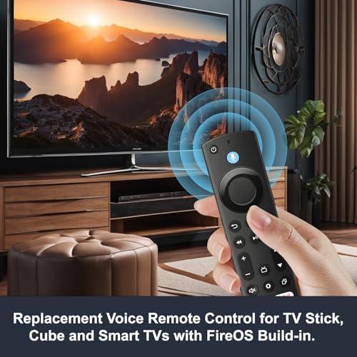 Replacement Voice TV Remote for Amazon Fire Smart Stick 4K Max, 4K, Cube, for Insignia, Toshiba, Pioneer Smart TV, for Firestick (Lite, 2nd Gen, 3rd Gen)