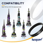 KEEPOW Style 7/9/10 P/N 3031120 Replacement Belt for Bissell Vacuum, 6 Pack