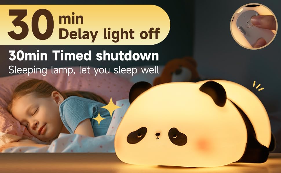 Cute Duck Lamp,Fun Lying Flat Duck/Chicken/Pig/Rabbit/Panda Night Light,LED Squishy Animal Novelty Lamp,Toddler Baby Night Light Christmas gifts for Kids,Nursery Touch Kawaii Lamp Room/House Décor