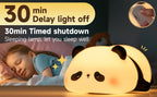 Cute Duck Lamp,Fun Lying Flat Duck/Chicken/Pig/Rabbit/Panda Night Light,LED Squishy Animal Novelty Lamp,Toddler Baby Night Light Christmas gifts for Kids,Nursery Touch Kawaii Lamp Room/House Décor