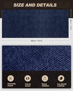 78.7"x15.8" Cat Scratch Mat,Trimmable Self-Adhesive Carpet,DIY Climb Cat Scratcher for Cat Couch Furniture or Wall Protector,Covering Cat Tower,and Replacement Pads (Dark Blue)