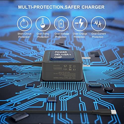 Universal 45W USB C Laptop Charger : Chromebook Charger USB-C,Replacement for HP Asus Samsung Acer Lenovo Dell Google Chromebook Charger,Fast Charging Type C AC Adapter Power Cord
