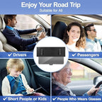 Polarized Sun Visor Extender for Car Anti-glare Sunvisor Extension Shade Attachment for Glare, Sunshade Blocker for Short People/Driver & Passenger Side, Automotive Windshield Auto Accessories