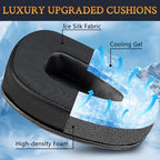 SOULWIT Cooling-Gel Earpads Replacement for BlueParrott B650/S650(650XT 650 XT) Noise Cancelling Bluetooth Headset, Ear Pads Cushions with High-Density Noise Isolation Foam - B650XT CG Black