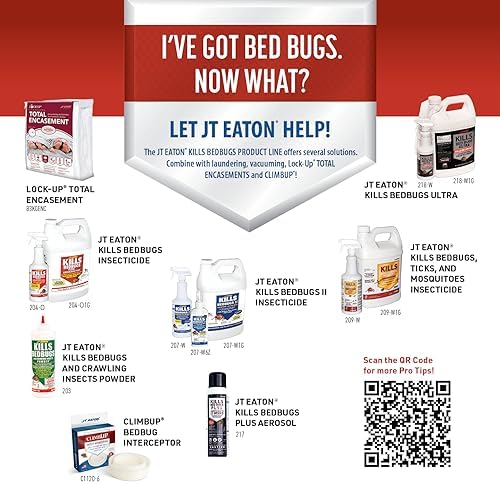 JT Eaton Kills Bedbugs 204-O1G Bed Bug Killer Ultra, Non-Staining Oil Based Insect Spray for Indoors (1 gal)