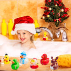 36 Pcs Christmas Rubber Ducks,Baby Showers Accessories Jeep Duckies Bath Toys for Kids Christmas Party Favors,Gift Exchange,Christmas Stocking Stuffers(Christmas)