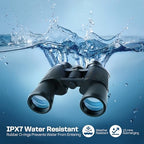 20x50 HD Binoculars for Adults High Powered Professional Waterproof, Precise Focus, Built to Last 20x50 High-Powered Optics with Essential Accessories Hunting Binoculars for Adults