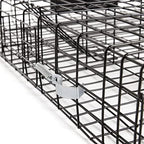 Rugged Ranch Squirrelinator 2 Door Small Metal Wire Pest Control Animal Cage Trap for Live Chipmunk, Squirrel, Rat, Mouse, and Rodent, Black