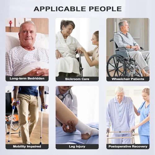 Gait Belts for Seniors, Transfer Belt with Handles, Gate Belts Medical for Elderly, Walking Belt for Lifting Elderly & Patient Physical Therapy - Metal Buckle Anti-Slip Gait Belt for Medical Nursing