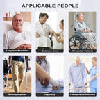 Gait Belts for Seniors, Transfer Belt with Handles, Gate Belts Medical for Elderly, Walking Belt for Lifting Elderly & Patient Physical Therapy - Metal Buckle Anti-Slip Gait Belt for Medical Nursing