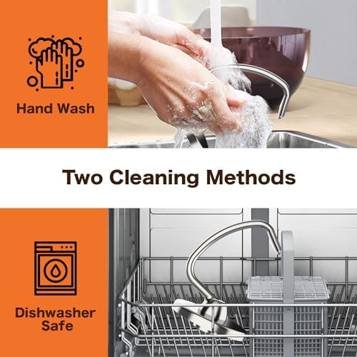Stainless Steel Dough Hook Replacement for KitchenAid,4.5-5QT Tilt-Head Stand Mixer Attachment,Easy Clean & Heavy Duty (K45 KSM75/85/95/100/150/165/175/180/195)