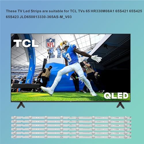 Gmatrix Replacement TCL LED Backlight Strips for TCL 65'' TV(Set of 6)