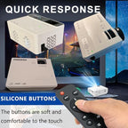 Replacement Remote for Mini Projector,Compatible with TMY V08,AuKing M8-F,NISOO M10,PANSEBA HI-04 Mini Projector.(1Pack)