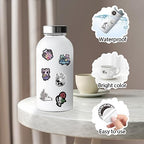400 PCS Goth Stickers,Goth Accessories,Cool Gothic Bulk Stickers for Adults,Skull Stickers for Water Bottles,Laptops,Scrapbooks