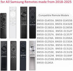 Replacement Smart Remote for Samsung TVs (Models from 2018-2025): Features Solar - Powered and USB - C Charging. for Samsung Neo, OLED, QLED, Crystal UHD, Frame TV, Terrace, Sero, and Serif Series