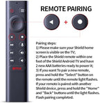Replacement Voice Remote for NVIDIA Shield TV 2015 2017 2019 Series、 NVIDIA Shield Android TV 、NVIDIA Shield Android TV Pro with Motion-Activated Customizable Menu Buttons IR Blaster Function
