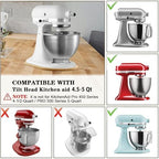 Bamboo Kitchenaid Mixer Slider Compatible With Kitchenaid Tilt Head 4.5-5Qt Stand Mixer,Kitchen Countertop Sliding Moving Tray For Kitchenaid Stand Mixer, Kitchenaid Accessories and Attachments