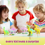 Dinosaur Hatching Surprise Easter Eggs for Kids - 6 Pack - Grows 600% - Dino Egg Toys for Boys & Girls Age 3-8 - Gift Ideas, Party Favors, Easter Basket Stuffers - Gifts for Girls Ages 3 4 5 6 7 8
