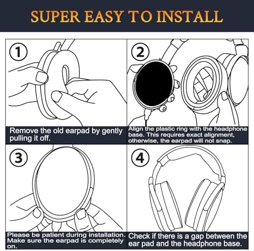 SOULWIT Cooling-Gel Earpads Cushions Replacement for Sennheiser HD650, HD660 S, HD660S2, HD600, HD6XX, HD58X, HD580, HD565, HD545, HD535 Headphones, Ear Pads with Ice Silk Fabric - Dark Coffee