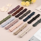 4 Pack Bands for Fitbit Luxe Bands, Soft Silicone Wristband Replacement Strap for Fitbit Luxe/Luxe Special Edition Fitness Tracker Women Men (Light Pink/Starlight/Smoke Violet/Milk Tea, Small)