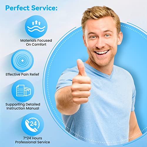 Hernia Belts for Men,Medical Hernia Guard Inguinal Truss for Single/Double,Sports Hernia Adjustable Waist Strap with 2 Removable Compression Pads (X-Large)