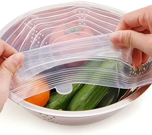 Silicone Sealing Ring Gaskets (2) + Silicone Inner Pot Lid Cover (1) Accessories Compatible with 8 Qt Instant Pot and Other Pressure Cookers