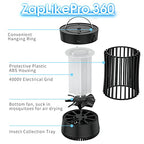 AICase Portable USB Electronic Rechargeable Mosquito Killer Lamp/Bug Zapper for Summer Trip,Outdoor Camping,Patio,Home and Garden,Mosquito Trap Indoor,Moth Trap/Bug Killer/Mosquito Killer Light(Black)
