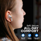 Replacement Rubber Ear Tips for Airpods Pro, AirPods Pro Ear Tips Replacement with Noise Isolation, AirPods Pro Replacement Ear Tips, 1st-2nd Generation 4 Pairs (XS/S/M/L)