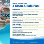 Taylor K-2006-SALT FAS-DPD, 9-in-1 Pool & Spa Test Kit, Free & Combined Chlorine, pH, Acid & Base Demand, Total Alkalinity, Calcium Hardness, Cyanuric Acid (CYA), and Chloride (Sodium Chloride).
