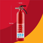 First Alert Home1-4, First Alert Standard Home Fire Extinguisher, Red 4pk