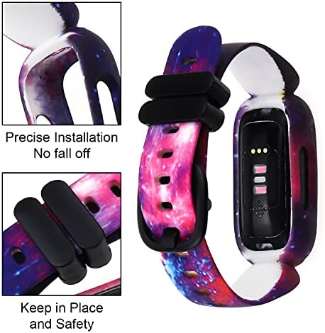 Ace 3 Floral Bands Replacement for Fitbit Ace 3 Watch Band, Skin-Friendly Colorful Pattern Ace 3 Watchband Straps Wristband Bracelet Band Ace 3 Waterproof Accessories [3 Pack]