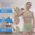 Fascia Massage Tool Myofascial Release Blaster Tools for Anti-Cellulite Skin Soothing Lymphatic Drainage Trigger Point Deep Tissue Neck,Shoulder,Lower Back,Psoas,Thighs,Butt & Full Body(Black)