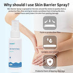 ovand 30ml Ostomy Skin Barrier Spray, No-Alcohol No-Sting Ostomy Care Skin Barrier Spray Colostomy Supplies Accessories (2 Bottle)