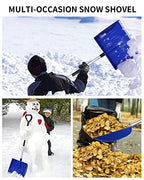 Snow Shovel for Removal for Driveway, for Car Home Garage Garden Kids Large Snow Shovel, 52-Inch Portable Snow Shovel for Garden, Car, Camping