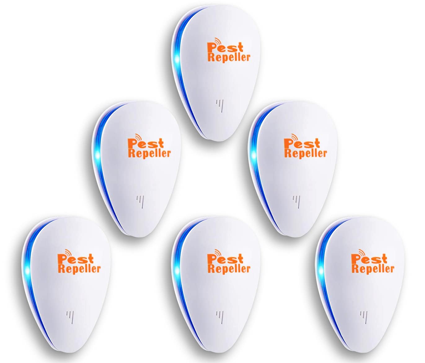 Ultrasonic Pest Repeller 6 Pack, Mice Repellent Indoor Rodent Roach Spider Insect Repellent, Pest Repellent Ultrasonic Plug in, Plug in Sonic Repellent pest Control
