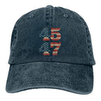 Trump 2024 Hat 45 47 Trump 2024 Hat for Women Baseball Hats with Design Cap Navy Blue