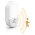 L LOHAS LED Motion Sensor Night Light, 2Pack, Motion Activated Night Light, Night Lights Plug into Wall Motion Sensor, 3000K Warm White, Adjustable Brightness 30/60LM, for Kids Adults Bathroom Bedroom