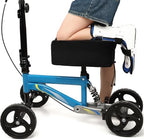 Knee Scooter Cushion 2" thick Memory Foam Knee Scooter Pad for Comfort w/Removable Cover Walker/Roller Accessories fits Most Models (Black)