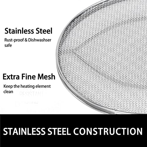 Splatter Shield for Ninja FG551 Foodi,Accessories for Ninja Foodi Smart XL 6-in-1 Indoor Grill,Stainless Steel Splatter Screen