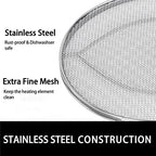 Splatter Shield for Ninja FG551 Foodi,Accessories for Ninja Foodi Smart XL 6-in-1 Indoor Grill,Stainless Steel Splatter Screen