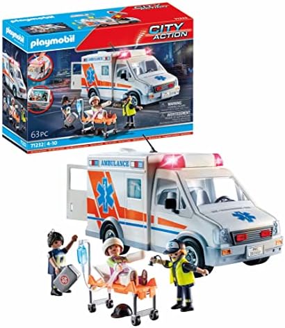 Playmobil Ambulance with Accessories and 3 Figures