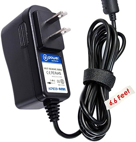 T-Power (6.6ft Long Cable) Ac Dc adapter for Ironman Aeros Elliptical (Rexon) p/n 307-00133 Replacement switching power supply cord charger wall plug spare