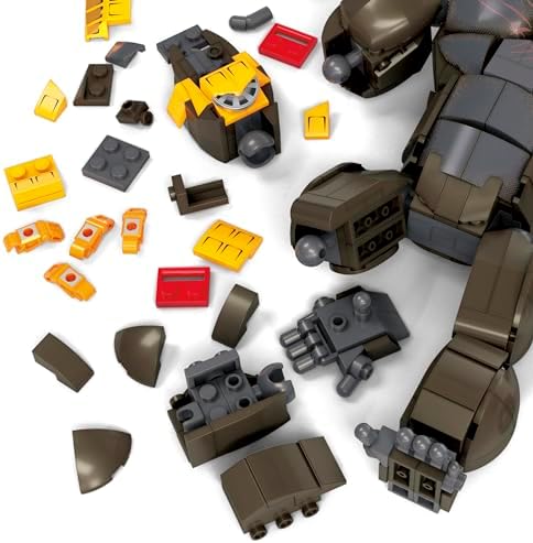 Mega Godzilla x Kong The New Empire Building Set Action Figure Kong with 541 Pieces and Accessories, 12 Inches Long, for Adult Collectors