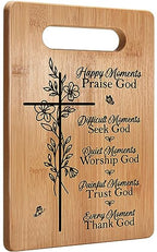 Christian Gifts For Women Faith Religious Gifts Inspirational Gifts, Bible Verse Gifts For Elderly Jesus Cross Scripture Gifts, Christmas Cutting Board Gifts for Women Friend