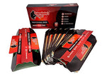 Exterminators Choice Large Red Sticky Traps | 10 Professional Quality Glue Boards | Non-Toxic Insect Bait | Easy Pest Control for Insects, Spiders, Cockroaches, and Lizards