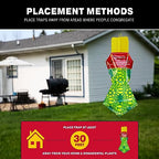 Catchmaster Japanese Beetle Traps Outdoor 6PK, Flying Insect Trap Bag with Dual Pheromone Food Lure, Hanging Bug Catcher for Backyard & Garden, Pest Control for Plants, Trees, Vegetables & Flowers