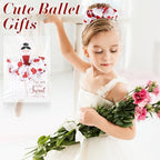 Lyrow 12 Pcs Valentines Hair Scrunchies Headband Gymnastic Hair Tie Rainbow Gilding Heart Ballet Hair Accessories Headband for Girl with Cards Dance Valentines Women Ballerina Dancer Gift (Deep Red)