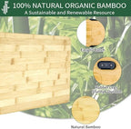 Bamboo Cutting Board for Breville BOV800XL 845BSS 860BSS Smart Oven, Countertop Convection Oven Accessories With Silicone Feet, Heat Resistance, Creates Storage Space