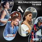 [5 Pairs] Ear Hooks Covers for Samsung Galaxy Buds 3, Anti-Slip Sport Ear Tips Covers Silicone Wingtip Anti Scratches Eartip Galaxy Buds 3 Earbuds Accessories -Black
